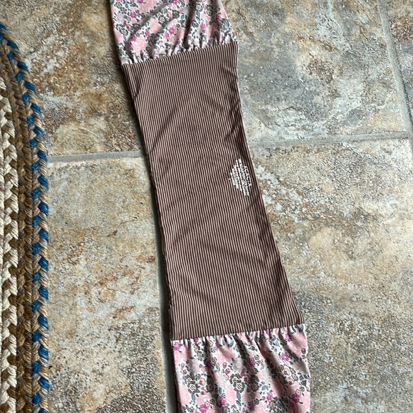 Acacia Baker Printed Bikini Top Extra Small Bandeau Tie Front Size Large NWT - Picture 6 of 15